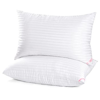 EIUE Hotel Collection Bed Pillows for Sleeping 2 Pack Queen Size，Pillows for Sid