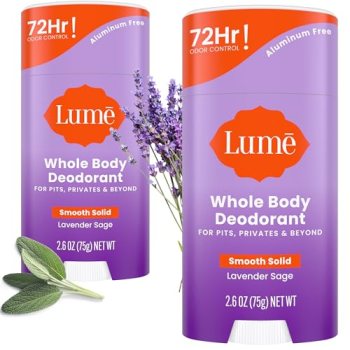 Lume Whole Body Deodorant – Smooth Solid Stick