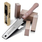 RUITOOL Japanese Hand Saw 6 Inch Double Edge Sided Pull Saw Ryoba SK5 Flexible B