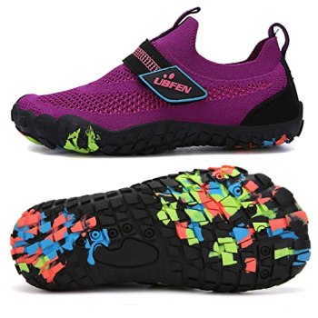 UBFEN Kids Water Shoes for Boys Girls Quick Dry Lightweight Aqua Socks for Toddl