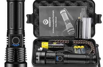 Esgofo Flashlights High Lumens 100000 Rechargeable