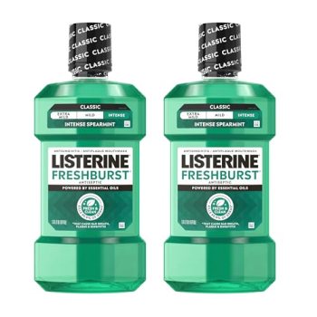 Listerine Freshburst Intense Antiseptic Mouthwash for Bad Breath