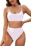 Pink Queen Women’s Bathing Suit Push Up High Waisted Cheeky Sexy Swimwear Two Pi