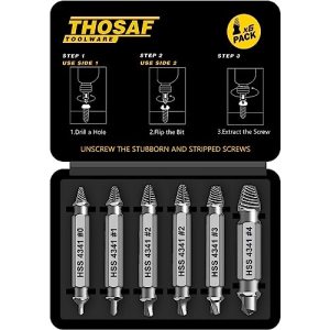 Gifts for Men,THOSAF Damaged Screw Extractor Set