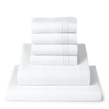 Mellanni California King Sheet Set – 6-Piece Iconic Collection Bedding
