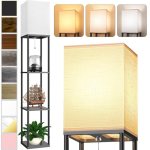Floor Lamp with Shelves for Living Room