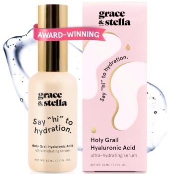 grace & stella Award Winning Hyaluronic Acid Serum (50ml/1.7 fl oz) Hydrating Hy