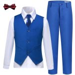 Boys Suit Kids Royal Blue Suits for Boys Toddler Formal Dress Clothes Boys’ East