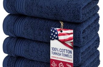 American Veteran Towel, Hand Towels for Bathroom Set of 4