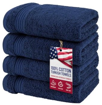 American Veteran Towel, Hand Towels for Bathroom Set of 4