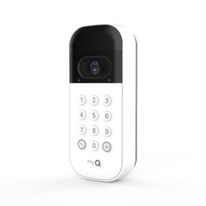 myQ Smart Garage Door Video Keypad with Wide-Angle Camera