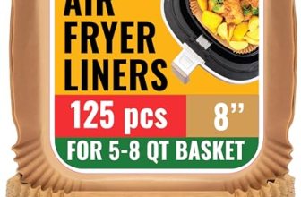 Air Fryer Paper Liners, 125Pcs Air Fryer Disposable Liners