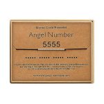 Monily Angel Number Bracelets for Women 5555 Morse Code Bracelets Numerology Jew