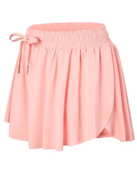 Wsirmet Womens Flowy Athletic Shorts 2 in 1 Workout Running Yoga Shorts Summer S