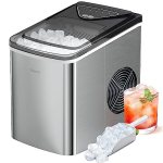 Silonn Countertop Ice Maker, 9 Ice Cubes in 6 Mins