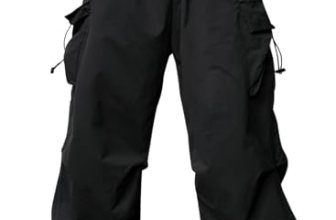 JMIERR Casual Lounge Baggy Streetwear Sweatpants Parachute Pants for Men Fasion