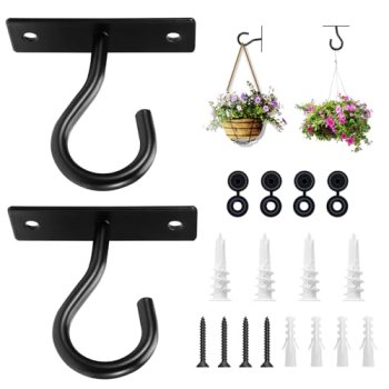 2Pack 2.5Inch Ceiling Hooks for Hanging Plant