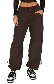 DISCIPBUSH Cargo Pants Women Baggy – Parachute Pants for Women