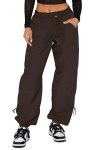 DISCIPBUSH Cargo Pants Women Baggy – Parachute Pants for Women