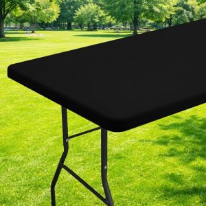 Moosfor Spandex 6 Foot Rectangle Table Cloth