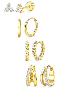 BESTEEL Small Hoop Earrings for Women