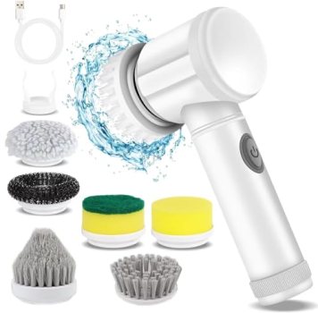 HFLYJPYW Electric Spin Scrubber – Shower Scrubber