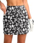 G Gradual Women’s Golf Skirts Skort 4 Side Pockets High Waisted Stretchy Tennis