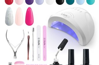SUNUV Gel Nail Polish Kit with UV Light