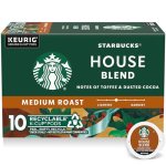 Starbucks K-Cup Coffee Pods, Medium Roast Hot or Iced Coffee