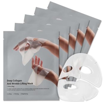 MUQIAN Rosemine Deep Collagen Anti-Wrinkle Lifting Overnight Mask Facial sheet m