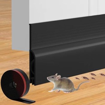 Ormein Door Draft Stopper, Adjustable Weather Stripping Seal for Cold Insulation