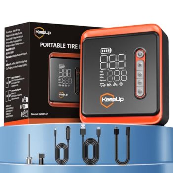 Tire Inflator Portable Air Compressor -Upgraded Air Pump for Car Tires with Tire
