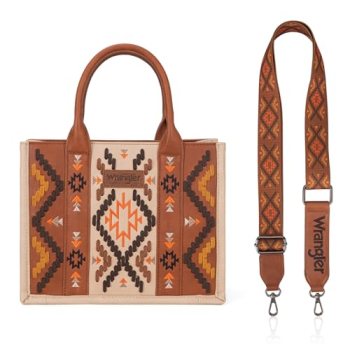 Montana West Wrangler Whipstitch Aztec Tote bag for Women Western Crossbody Purs