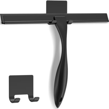 All-Purpose Stainless Steel Shower Squeegee for Shower Glass Door with Adhesive