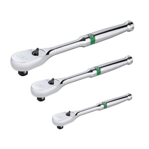 SK 3-Piece Ratchet Set, 1/4″, 3/8″