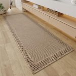 RESARE Waffle Bathroom Runner Rugs
