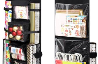 Hanging Gift Wrapping Paper Storage: 50% Off Deal