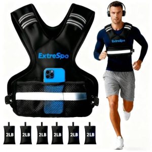 ExtreSpo Adjustable Weighted Vest for Women and Men