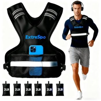 ExtreSpo Adjustable Weighted Vest for Women and Men