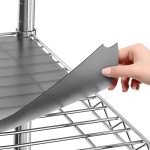 Sterling Shelf Liners for Wire Shelf System: Set of 5 in Graphite: 16 x 36 inch: