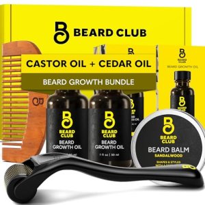 The Beard Club Enhanced Beard Growth Kit – Derma Roller