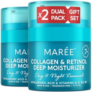 MAREE Face Moisturizer Collagen Cream for Face 2 Pack