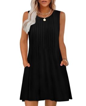 OFEEFAN Summer Dresses for Women 2026 Elegant Classy Italian Dress School Outfit