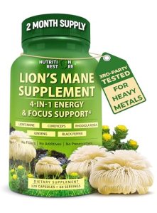 Organic Lion’s Mane Supplement Capsules