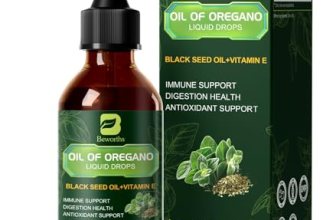 B BEWOTHS Organic Oregano Oil Drops | Oil of Oregano with Black Seed Oil