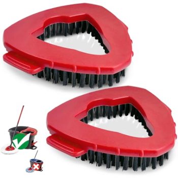 Spin Mop Scrub Brush Head Compatible with oceda EasyWring 1-Tank System