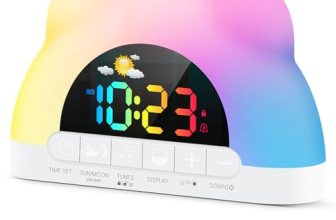 Azyh Alarm Clock for Kids, Ok to Wake Clock with Green Light Red Light
