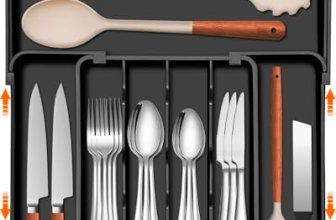 Spaclear Silverware Organizer – Expandable Kitchen Drawer Organizer