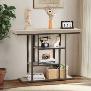 HABUTWAY 42″ Industrial Console Table