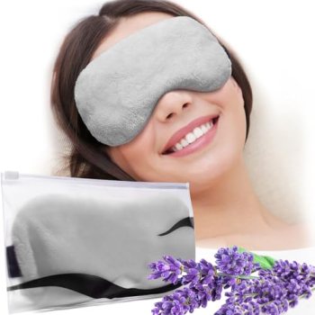Umisleep Lavender Eye Mask, 0.45 lb Aromatherapy Weighted Eye Mask for Dry Eyes